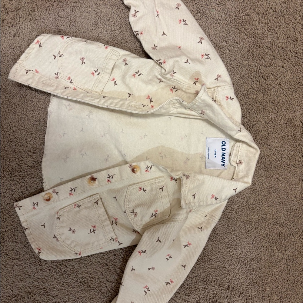 Old Navy Floral Baby Jacket